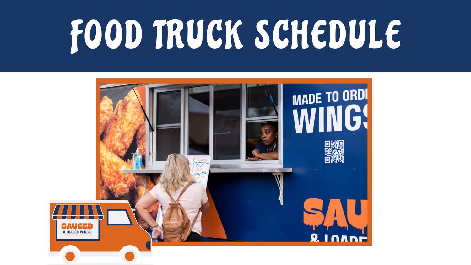 Food Truck Schedule Sauced and Loaded Wings